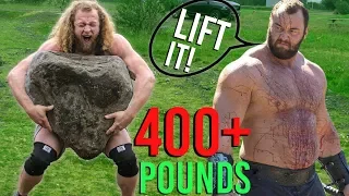 CAN I LIFT WORLD'S HEAVIEST STONE? 440LB THOR YELLS AT ME