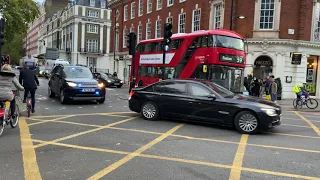 *RARE* Unmarked Met police cars in convoy