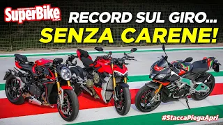 SFIDA IN PISTA: Ducati Streetfighter V4S, MV Agusta Brutale 1000RR e Aprilia Tuono V4 1100 Factory