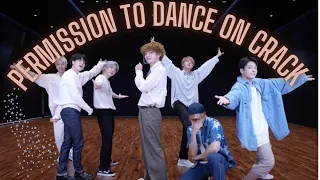 things you didn't notice in bts permission to dance choreography on crack (obviously)