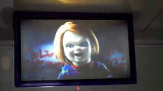 Chucky's intro and outro footage Titans of Terror Halloween Horror Nights 2017