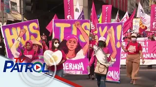 Int'l Women's Day: Tensyon umiral sa protesta ng mga babaeng manggagawa | TV Patrol