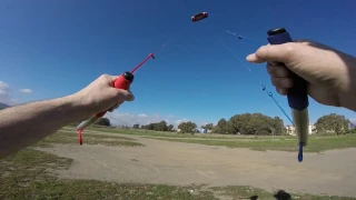 how to fly a 4 line kite🤗 part 1