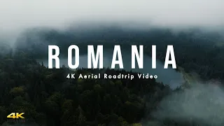 ROMANIA - Cinematic Aerial Travel Video (4K)