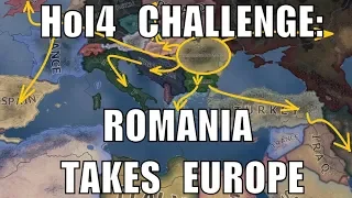 Hearts of Iron 4 Challenge: Romania annexes Europe and more