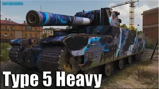 10к урона на Type 5 Heavy ✅ World of Tanks лучший бой ТТ-10 Японии