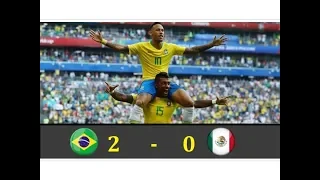 Brazil vs Mexico 2-0 | 2018 FIFA World Cup Russia | All Goals And Highlights 02/07/18