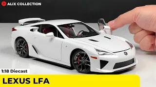 Unboxing of Lexus LFA 1:18 Diecast Model Car by AUTOart (4K)