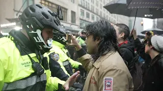 Clashes and ARRESTS at NYC "Hands of RAFAH" Protest