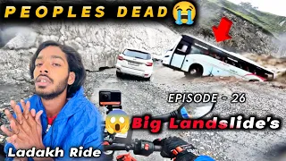 Big Landslide’s😱| Jammu & Kashmir💔Manali People Life😭? 👉🏻📍Kargil | Ladakh Ride Ep -26 | NRF