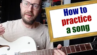 Not just rockabilly guitar lesson - how to practice a song