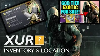 Destiny 2: GOD TIER XUR EXOTIC CANT MISS❗️GET IT NOW❗️XUR LOCATION & MORE Feb [16 - 19]