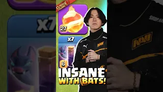 Klaus invents FIREBALL BAT attack to SAVE THE WAR! Clash of Clans #clashofclans #esports