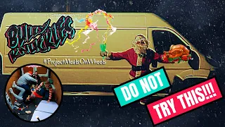 We Attempt To Eat Christmas Dinner In A Moving Van! *GONE WRONG*...#ProjectMealsOnWheels