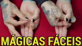 4 MÁGICAS FÁCEIS COM MOEDAS e como GANHEI 300 REAIS em POUCOS MINUTOS com a BINOMO!