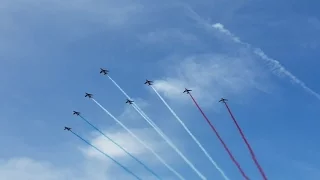 French Airforce Patrouille de France Performance At Mather Airport In Sacramento April 15, 2017