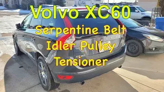 Volvo Serpentine belt, tensioner pulley, idler pulley installation