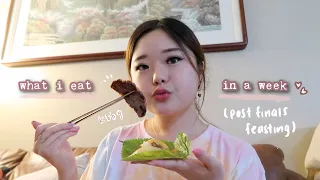 what i eat in a week as a korean college student | post-finals feasting 🍽 ✨