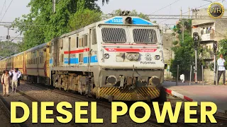 Diesel Trains Acceleration  | ALCO vs EMD | Gurgaon Departures