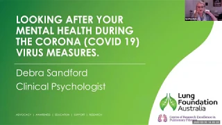 Understanding COVID-19 Webinar Series: Looking after your mental health during coronavirus