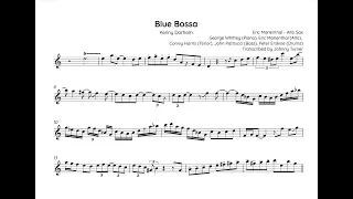 Eric Marienthal Alto Sax Solo Transcription - Blue Bossa