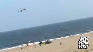 Woman, 50, bitten by shark at Rockaway Beach, suffers gruesome leg injury in ‘extremely rare’ attack