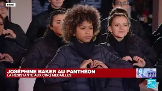 Joséphine Baker au Panthéon : une chorale d'enfants interprète le titre "Dans mon village"