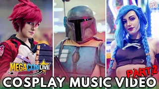 MEGACON LIVE BIRMINGHAM 2022 - Cosplay Music Video PART 2 ft Arcane, FNAF, Genshin Impact & more