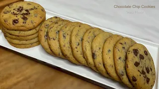 Easy CHOCOLATE CHIP COOKIE Recipe | Crisp Outside, Soft & Chewy Inside