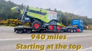 John o groats to lands end 940 miles on a combine harvester part 1