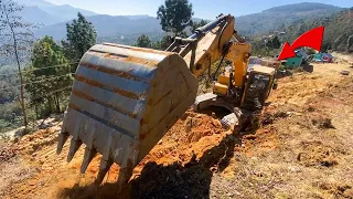 Building an Impossible Road with a BEASTLY Excavator | Excavator Planet