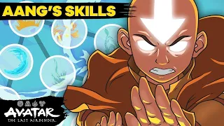 Avatar Aang's Bending Skill Tree  🌊⛰🔥🌪 Full Evolution | Avatar: The Last Airbender