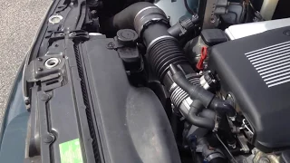 BMW e39 540i v8 engine sound (with Dinan cold air intake)