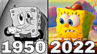 Evolution Spongebob in Cartoons Movies 1950  To 2022 (spongebob new episode)