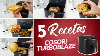 5 Recetas Deliciosas para tu Nueva Cosori Turbo Blaze que debes probar 🎉👨‍🍳