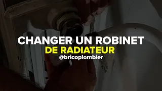 Comment changer un robinet de radiateur thermostatique en fonte - TUTO VIDÉO  BRICO-PLOMBERIE.COM