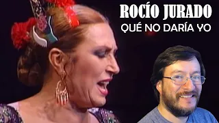 Rocío Jurado | Qué No Daría Yo (en vivo) | REACCIÓN