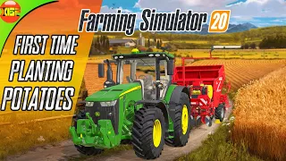 Preparing Land And Planting Potato | Farming Simulator 20 Timelapse gameplay fs20