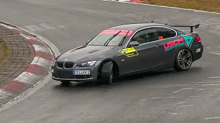 Nürburgring WET & Dry Highlights, Slippery Action & Unusual Cars! Touristenfahrten Nordschleife