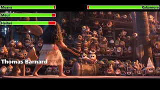 Moana (2016) Kakamora Attack with healthbars