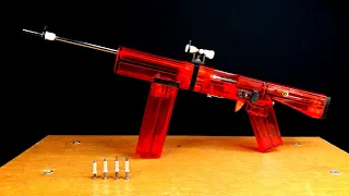 Make a toy sniper rifle from a gas lighter