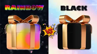 Rainbow vs Black ✨ CHOOSE YOUR GIFT 🎁 ELIGE TU REGALO ✨ 💙❤️💛