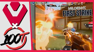 WINNER INTO GRAND FINAL ! SENTINELS vs 100T HIGHLIGHTS | First Strike NA - NSG - Closed Qualifier