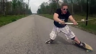 65kmh Longboard Faceplant!