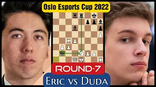 Duda Takes Just 27 moves to beat Eric | Jan-Krzysztof Duda vs Eric Hansen | Oslo Esports Cup 2022