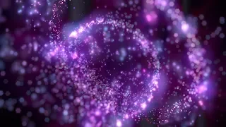 4K Purple Moving Background - Particle Space Rings #AAvfx Relaxing Stars Live Wallpaper