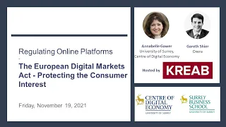 The Digital Markets Act  - Protecting the Consumer Interest