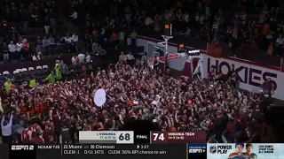 Virginia Tech UPSETS #6 Virginia | 2023 College Basketball