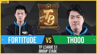 WC3 - TP League S1 - Group A - WB Final: [HU] Fortitude vs. TH000 [NE]