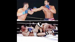 "The World's Most Dangerous Man" Ken Shamrock vs. Don "The Predator" Frye w/ Dan "The Beast" Severn.